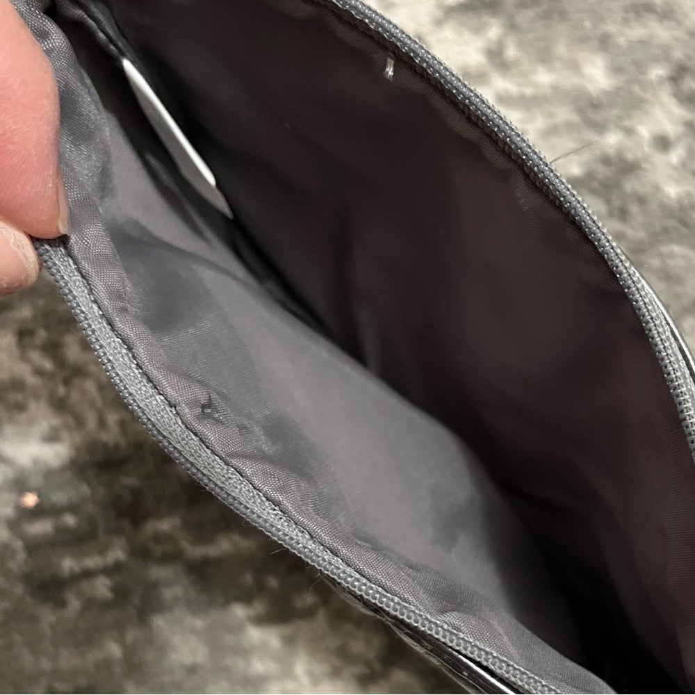 Graphite Gray Ruffled Wristlet - image 3